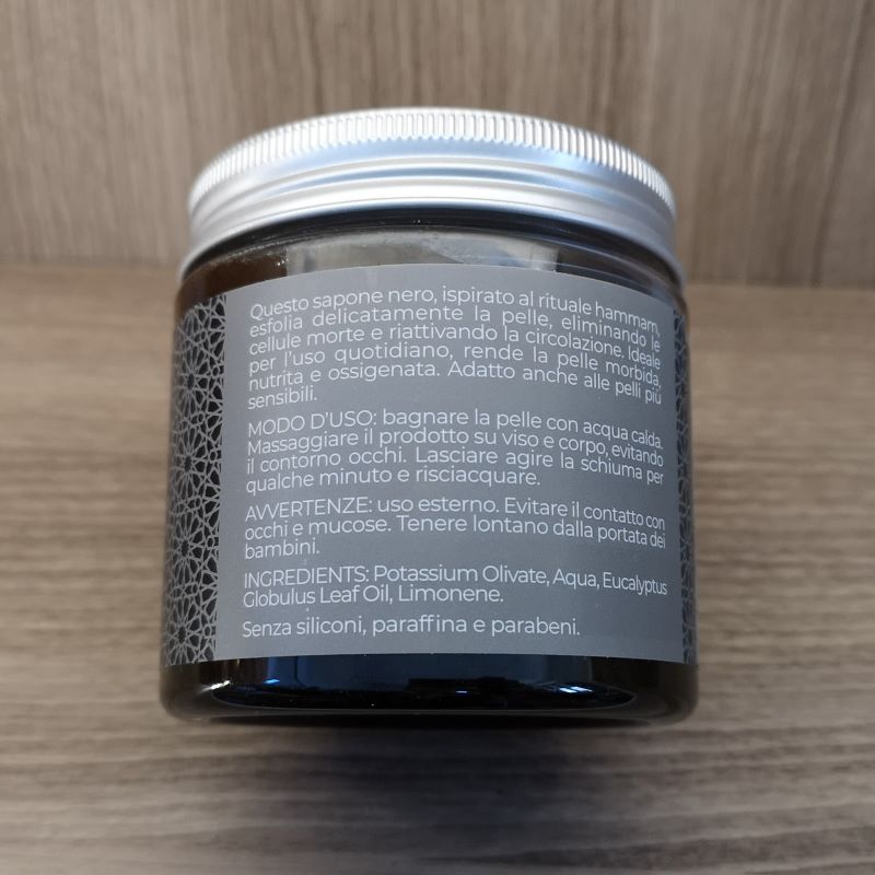SAPONE NERO HAMMAM CON O.E. DI EUCALIPTO