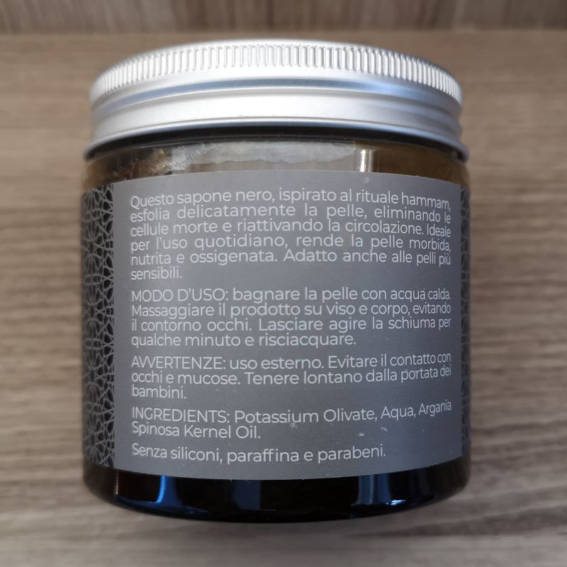 SAPONE NERO HAMMAM CON OLIO DI ARGAN