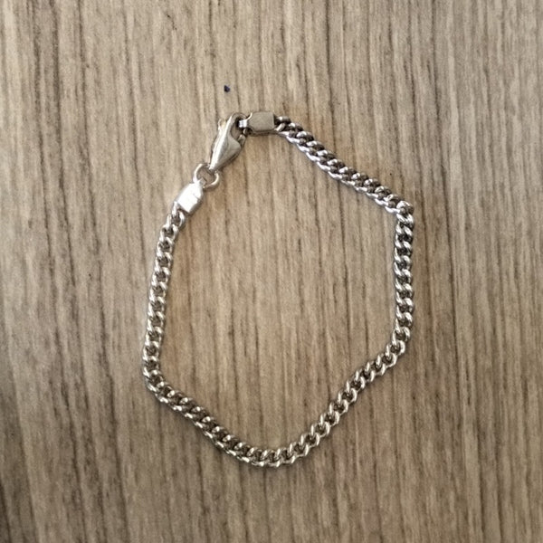BRACCIALE IN ARGENTO A MAGLIA