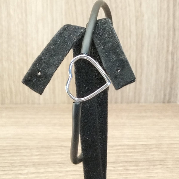 BRACCIALE IN CAUCCIÙ CON CUORE