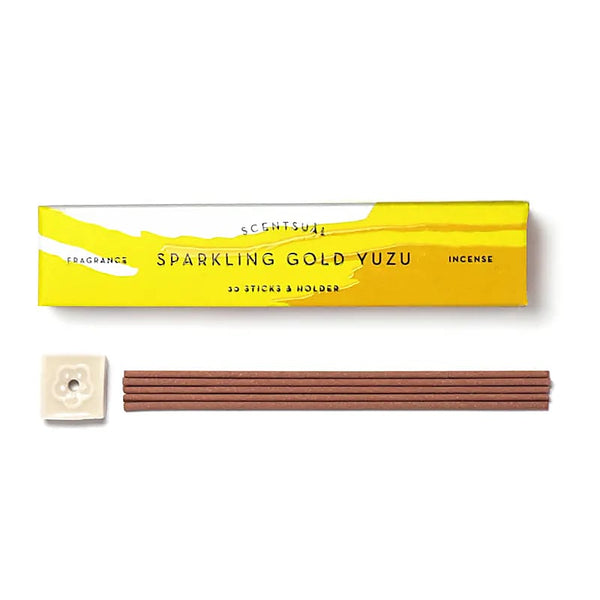 Incenso Giapponese a bastoncino Scentsual Yuzu oro scintillante