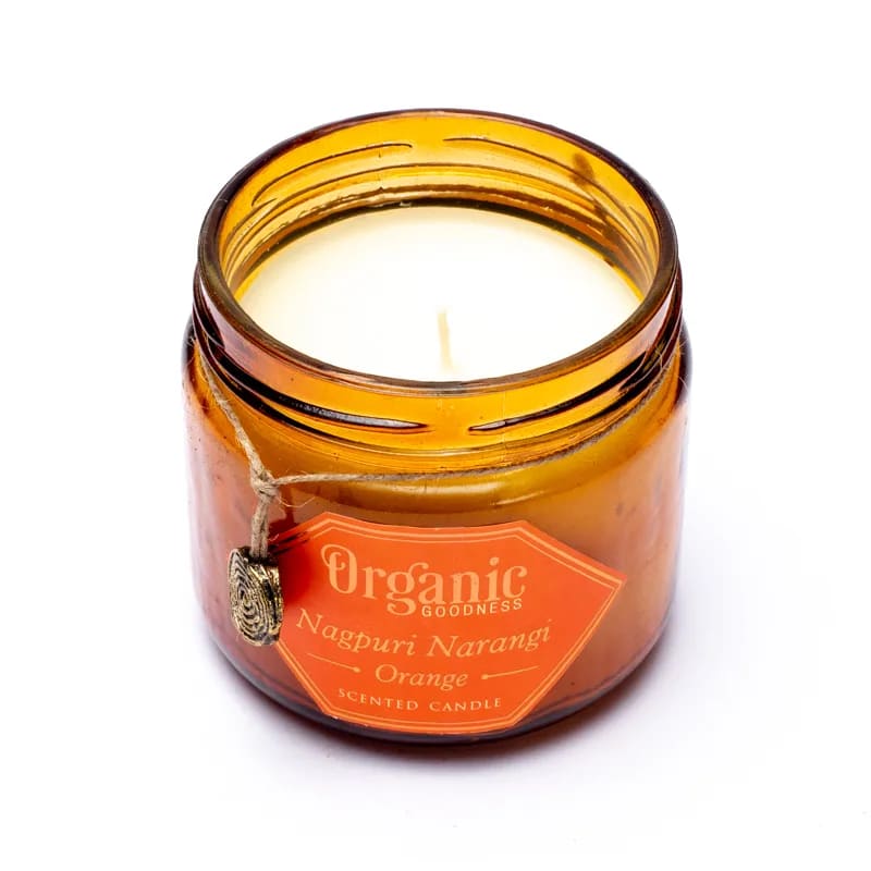 Candela in cera di soia Arancio