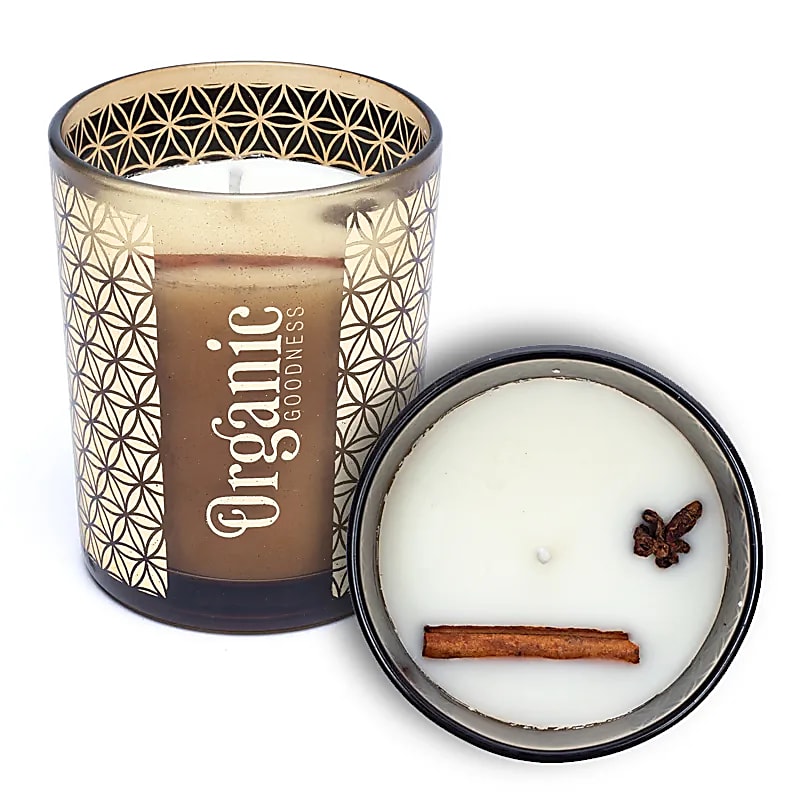 Candela in cera di soia smudge Citronella e Spezie