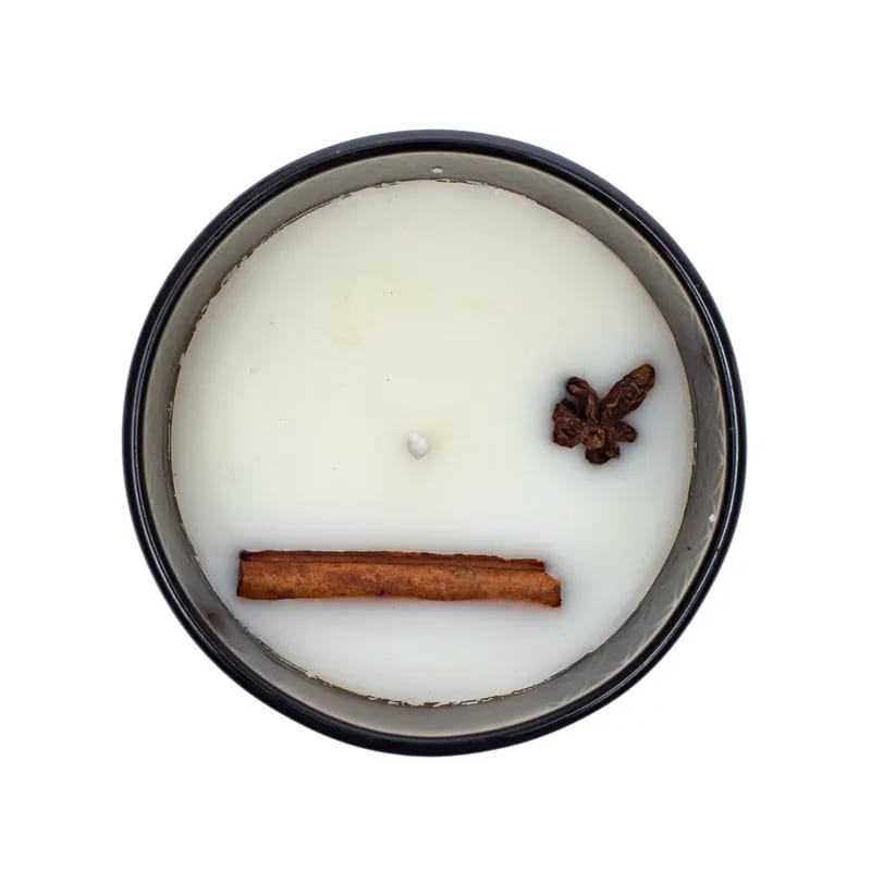 Candela in cera di soia smudge Citronella e Spezie