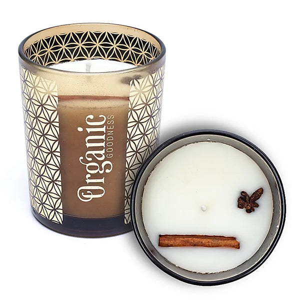 Candela in cera di soia smudge Citronella e Spezie