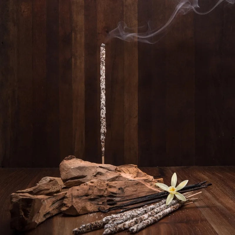 Incenso naturale a bastoncino fatto a mano Palo Santo con Vaniglia