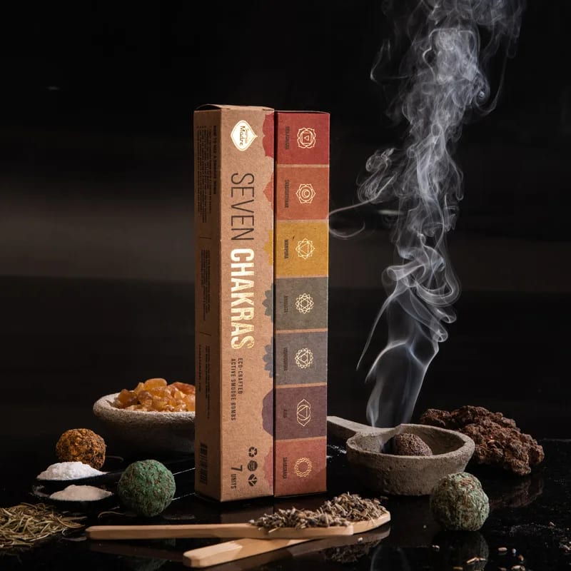 Smudge a bombita set dei 7 Chakra