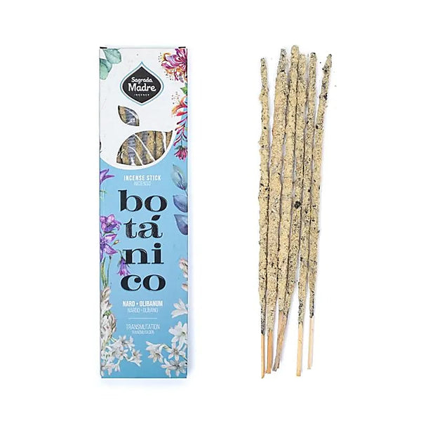 Incenso naturale a bastoncino fatto a mano botanico Moscatella e Olibano