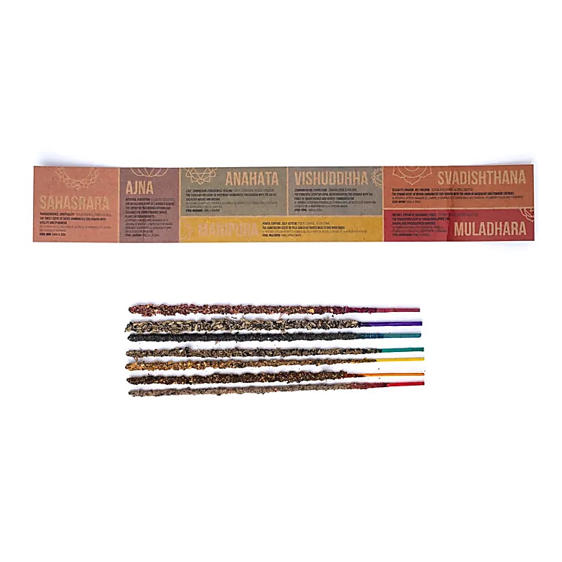 Incenso a stick set dei 7 Chakra