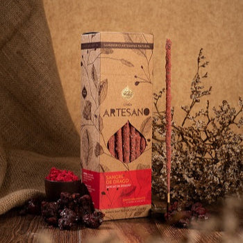 Incenso naturale a bastoncino fatto a mano Artesano Sangue di Drago - vendita sfusa