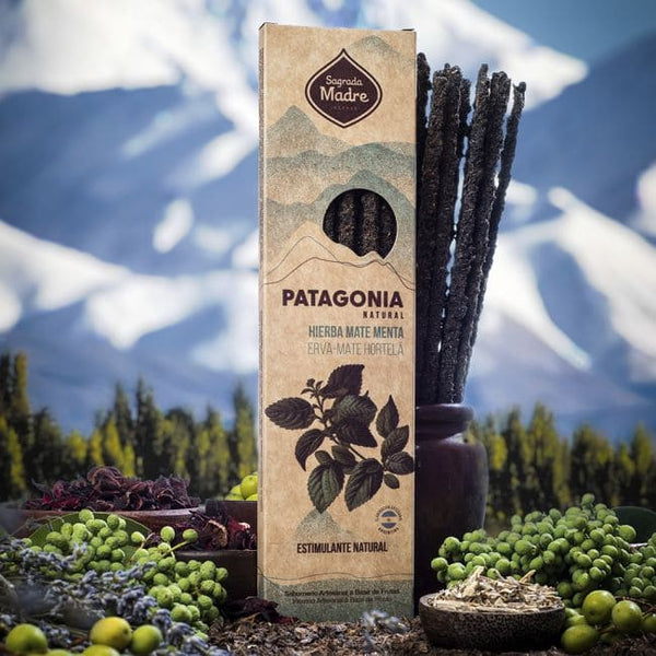 Incenso naturale a bastoncino fatto a mano Patagonia Yerba Mate e Menta