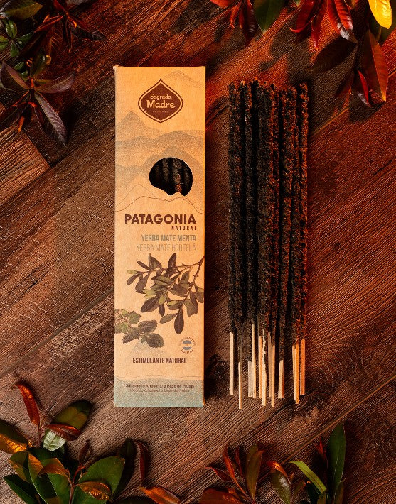 Incenso naturale a bastoncino fatto a mano Patagonia Yerba Mate e Menta