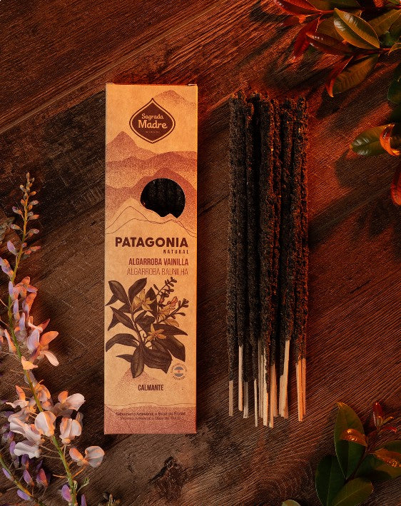 Incenso naturale a bastoncino fatto a mano Patagonia Carruba e Vaniglia