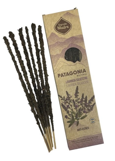 Incenso naturale a bastoncino fatto a mano Patagonia Lavanda selvatica della Patagonia