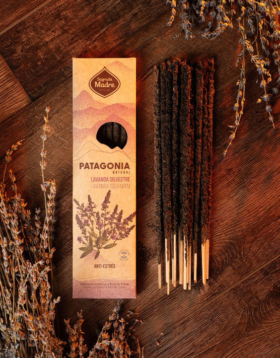 Incenso naturale a bastoncino fatto a mano Patagonia Lavanda selvatica della Patagonia