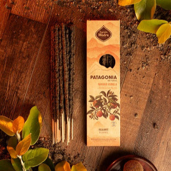 Incenso naturale a bastoncino fatto a mano Patagonia Arancia e Vaniglia