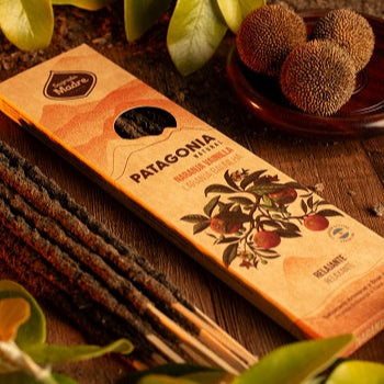 Incenso naturale a bastoncino fatto a mano Patagonia Arancia e Vaniglia