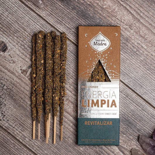 Incenso naturale a bastoncino fatto a mano extra spessi Energia Pulita Rivitalizzare