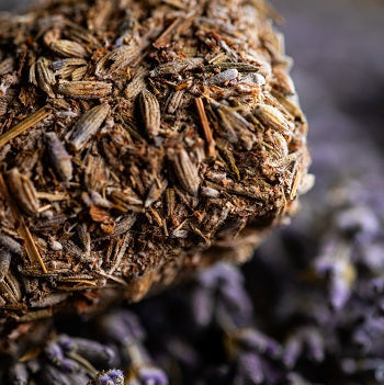 Legnetto di Palo Santo ricoperto con Lavanda