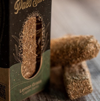 Legnetto di Palo Santo ricoperto con Lemongrass