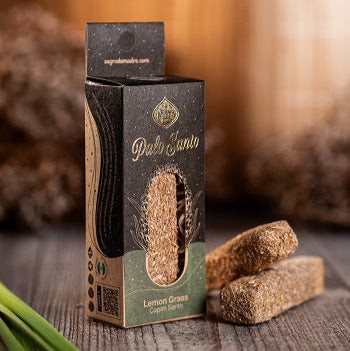 Legnetto di Palo Santo ricoperto con Lemongrass
