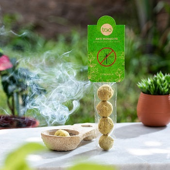 INCENSO NATURALE A BOMBITA ANTIZANZARE CON CITRONELLA