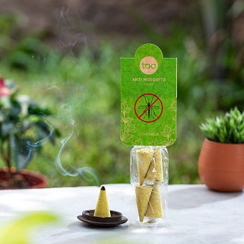 INCENSO NATURALE A CONO ANTIZANZARE CON CITRONELLA