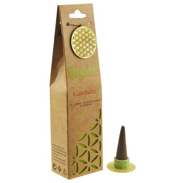 Incenso naturale a cono fatto a mano masala Cannabis
