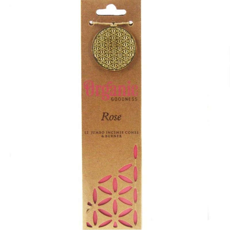 Incenso naturale a cono fatto a mano masala Rosa