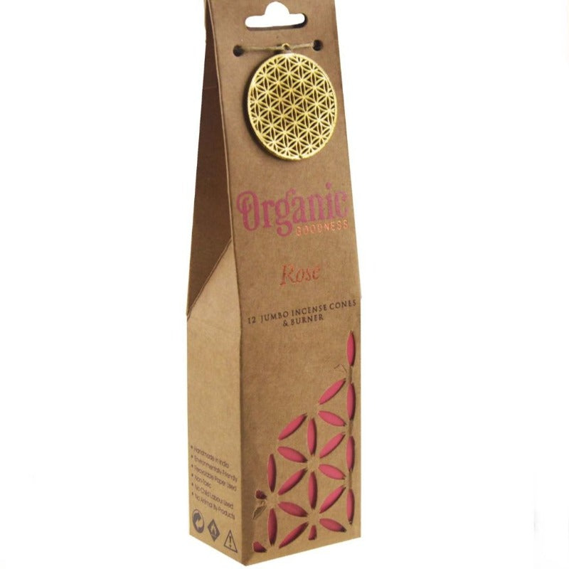 Incenso naturale a cono fatto a mano masala Rosa