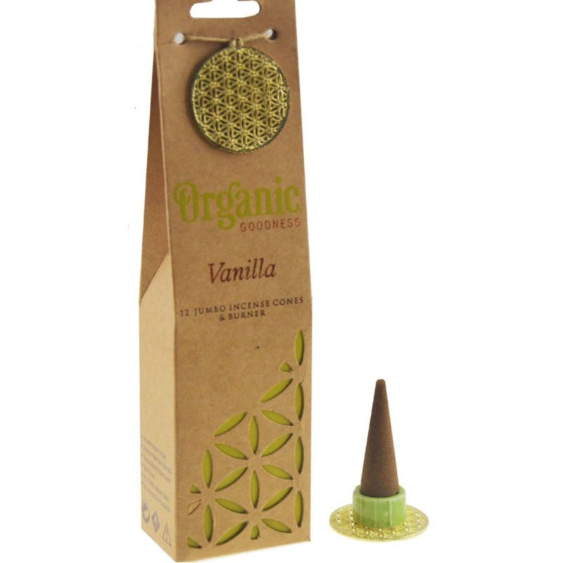 Incenso naturale a cono fatto a mano masala Vaniglia