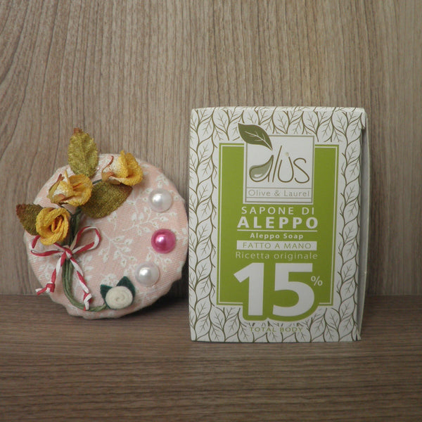 SAPONE D'ALEPPO 15% - Bio Boutique della Bellezza