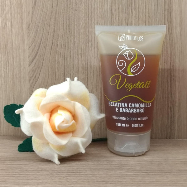 GELATINA RIFLESSANTE CAMOMILLA E RABARBARO - Bio Boutique della Bellezza