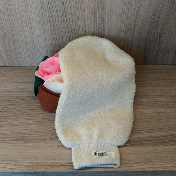GUANTO DOCCIA IN COTONE BIO - Bio Boutique della Bellezza